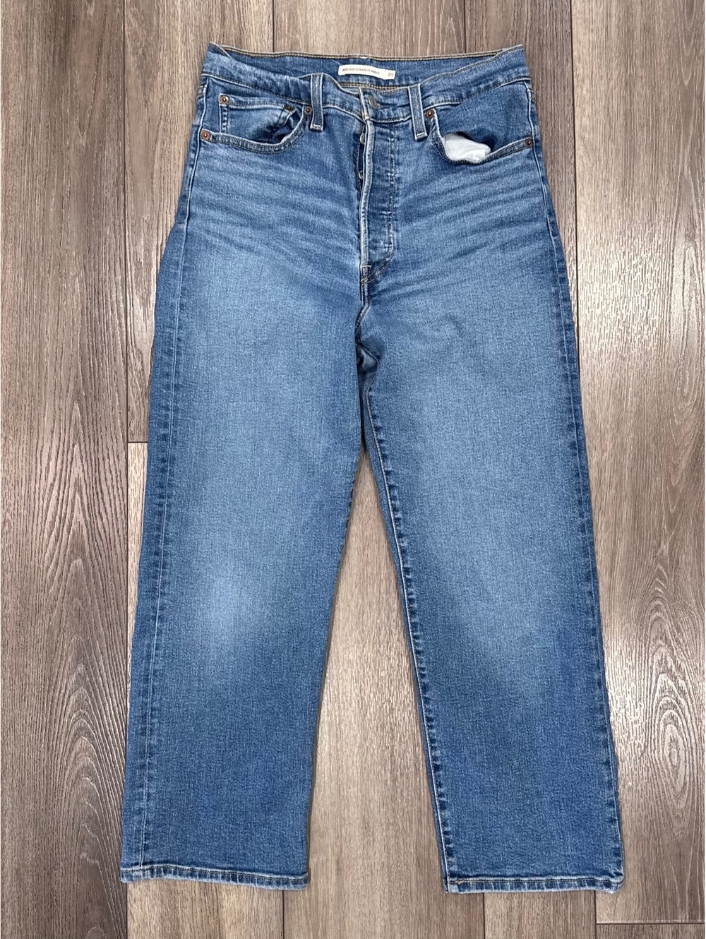 Levi's Ribcage Straight Ankle Jeans Size 30